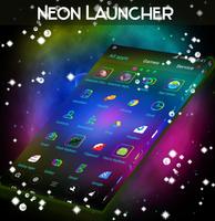 Neon Launcher الملصق