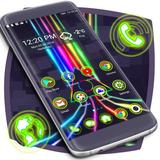 Neon Rainbow Launcher Theme icon