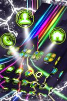 Neon Rainbow Launcher Theme capture d'écran 2