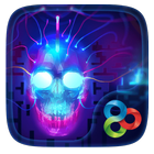 Neon Skull Launcher Theme icon
