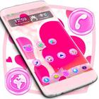 Pink Love Launcher icône
