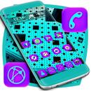 APK Abstract Turquoise Launcher Theme