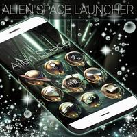 Alien Space Launcher Theme Affiche