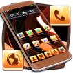 Amber Metallic Launcher Theme