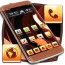 Amber Metallic Launcher Theme APK