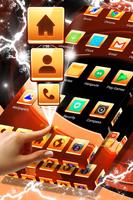 Amber Metallic Launcher Theme screenshot 3