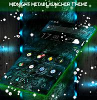 Midnight Metal Launcher Theme capture d'écran 1