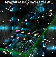 Midnight Metal Launcher Theme capture d'écran 2