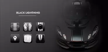 Black Lightning GO Launcher