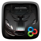 Black Lightning GO Launcher icône