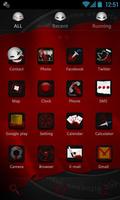 Blood Mask GO Launcher Theme imagem de tela 1