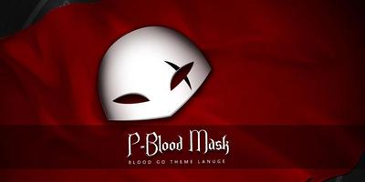 Blood Mask GO Launcher Theme capture d'écran 3