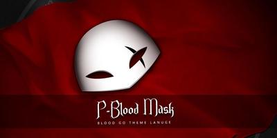 Blood Mask GO Launcher Theme imagem de tela 3