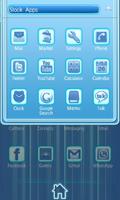 Blue Chill Go Launcher Ex 스크린샷 3