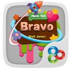 Bravo GO Launcher Theme آئیکن