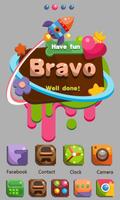 Bravo GO Launcher Theme پوسٹر