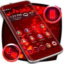 Bright Red Hearts Launcher APK