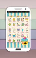 Cute Cupcakes Theme Free Plakat