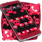 Cute Pink Skulls Launcher icon