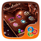 Chocolate Sweets Launcher Theme أيقونة