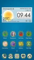 Fireworks GO Launcher EX Theme Affiche