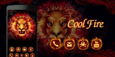 Cool Fire  GO Launcher Theme تصوير الشاشة 3