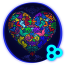 Colorful Heart Launcher Theme APK