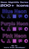 Blue Neon Free Theme 스크린샷 3