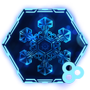Crystal Snowflake Launcher Theme APK