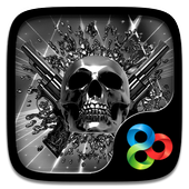 DEATH METAL GO Launcher Theme simgesi