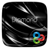 Black Diamond GOLauncher Theme icône