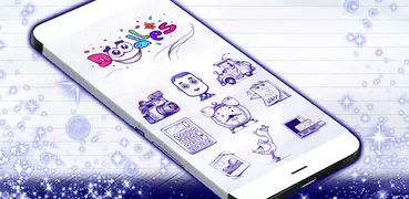 Cute Doodles Launcher