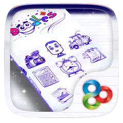 Cute Doodles Launcher APK download