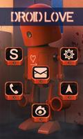Droid Love Launcher Theme capture d'écran 2