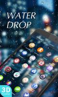 Drop Rain 3D Go Launcher Theme Affiche