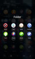 برنامه‌نما Drop Rain 3D Go Launcher Theme عکس از صفحه