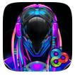 Neon Alien Launcher Theme