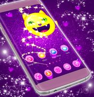 Purple Emoji Launcher Theme capture d'écran 2