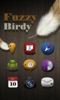 Fuzzy birdy GO Launcher Theme पोस्टर