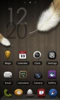 Fuzzy birdy GO Launcher Theme स्क्रीनशॉट 1