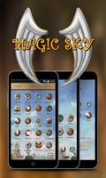 Magic Sky GO Launcher Theme постер