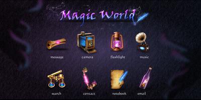 Magic World GO Launcher Theme penulis hantaran