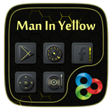 Man In Yellow GoLauncher Theme ícone