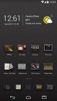 ModernRetro GO Launcher Theme 스크린샷 1