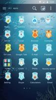 Octopus Pipi GO Launcher Theme imagem de tela 1