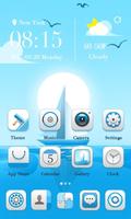 Azure Go Launcher Theme poster