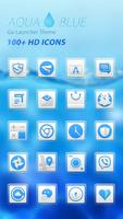 Aqua Blue GO Launcher Theme স্ক্রিনশট 1