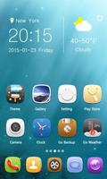 Bubble GO Launcher Theme تصوير الشاشة 1