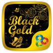 Black Gold  Go Launcher Theme