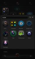 Black Elf GO Launcher Theme 截图 3